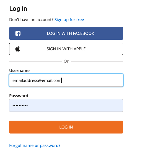 Activate Facebook sign up/log in